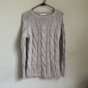Misell brown knit wool‎ blend sweater top size medium soft material